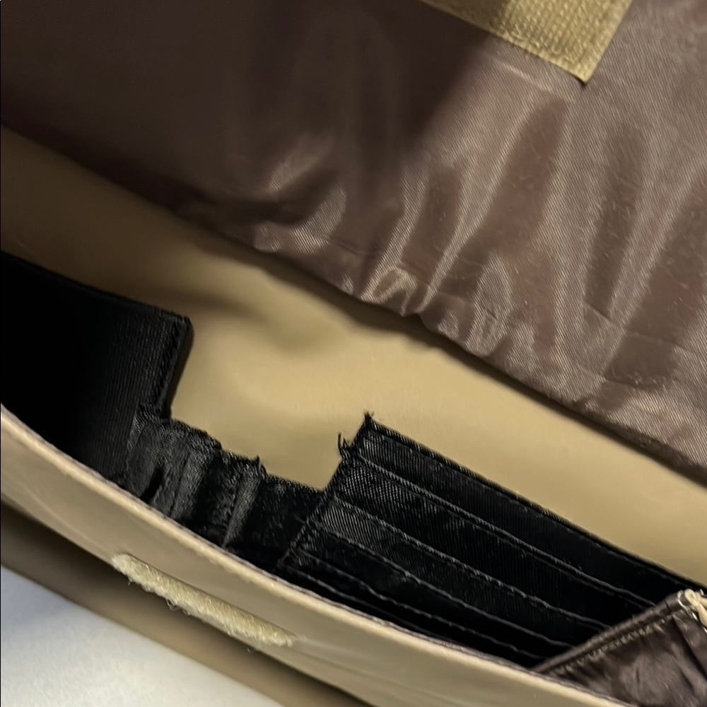 Simply Styled Tan Tote Bag with Zip Pocket - Picture 5 of 6
